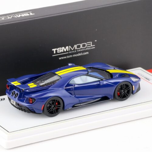 1:43 TSM Model Ford GT Sunoco blue with yellow stripe TSM430524