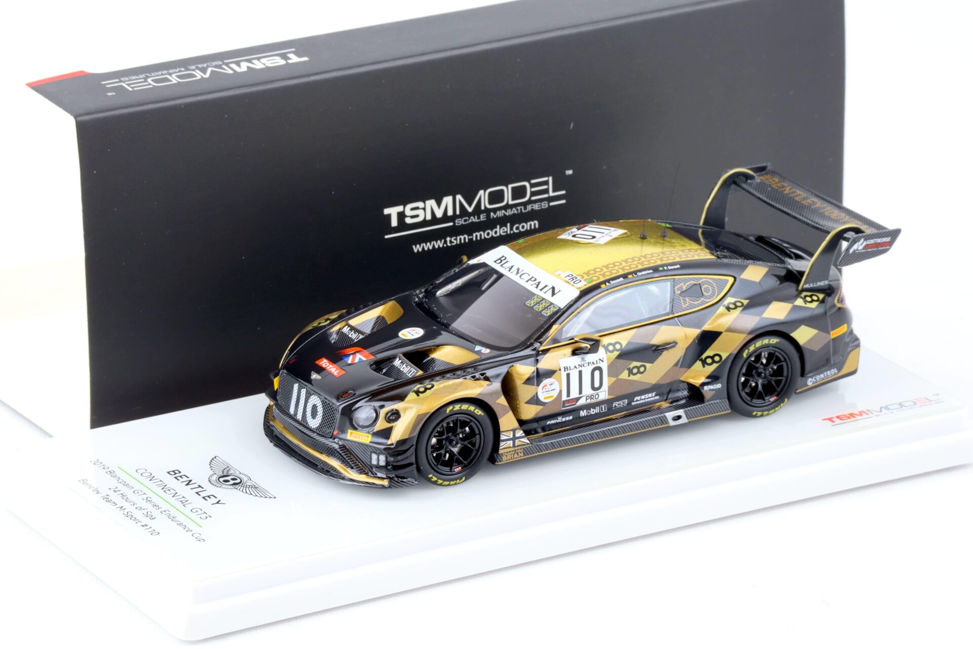 ID 88290 orig.jpg 1:43 TSM Model Bentley Continental GT3 #110 - 2019 Total 24h of SPA TSM430492