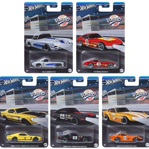 1:64 Hot Wheels 2024 Vintage Racing Club Pack 5 pcs. 979B Ford, Corvette