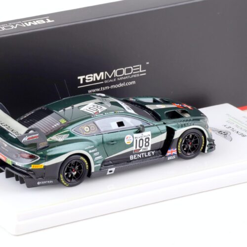 1:43 TSM Model Bentley Continental GT3 #108 M-Sport 2019 Total 24h of SPA TSM430490
