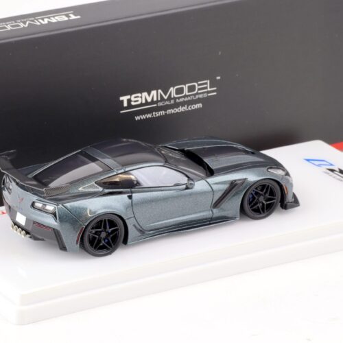 1:43 TSM Model Chevrolet Corvette C7 ZR1 Coupe dark shadow grey TSM430366