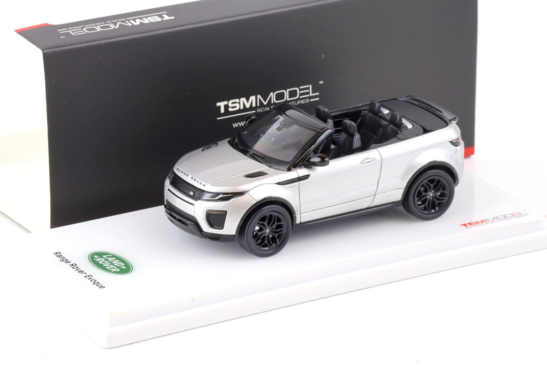 1:43 TSM Model Range Rover Evoque Convertible Indus silver TSM430156