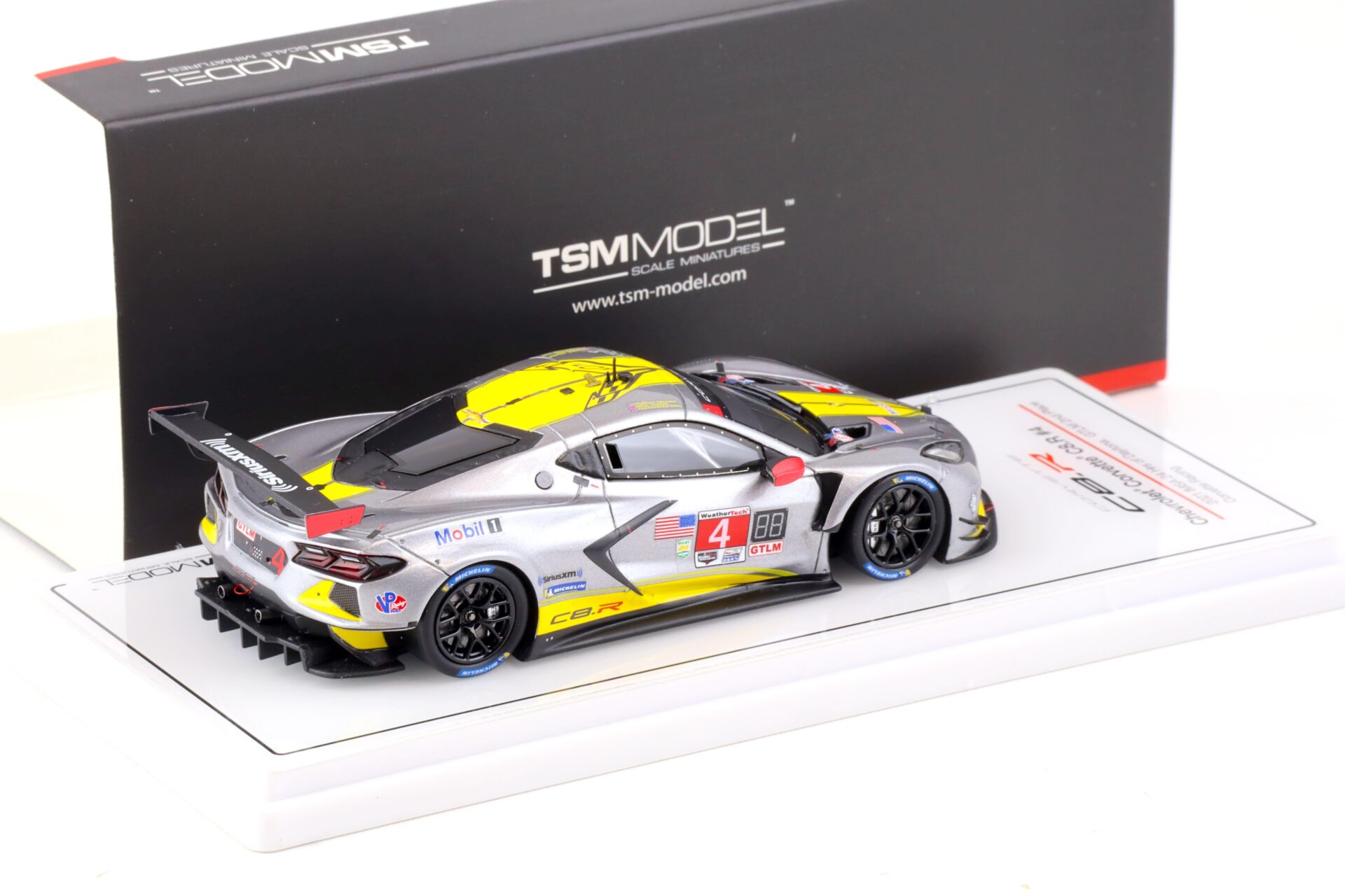1:43 TSM Model Chevrolet Corvette C8.R #4 IMSA 24h of Daytona GTLM 2nd Place 2021 TSM430551