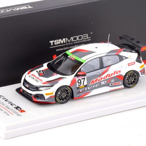 1:43 TSM Model 2018 Honda Civic Type R TCR #97 Super Taikyu Suzuka Winner TSM403444