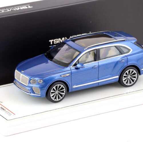 1:43 TSM Model Bentley Bentayga V8 Portofino blue 2020 TSM430548