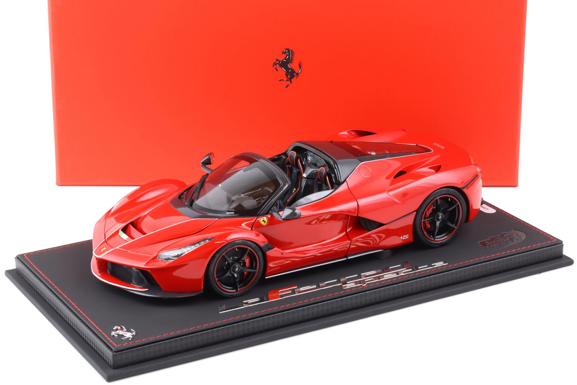 ID 88509 orig 1.jpg 1:18 BBR Ferrari LaFerrari Aperta Rosso Corsa 322/ black wheels DIECAST - Limited 60 pcs.