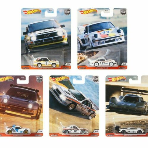 1:64 Hot Wheels Premium 2020 Thrill Climbers Pack 5 pcs. 979R Audi, Lancia, Porsche