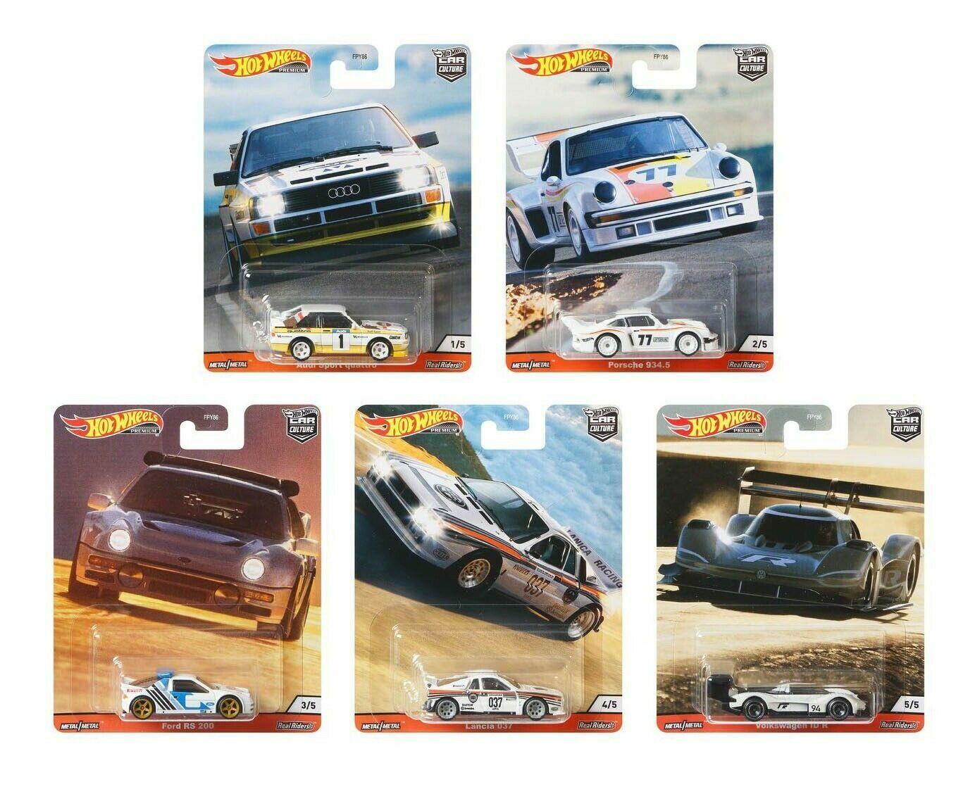 ID 88559 orig 1.jpg 1:64 Hot Wheels Premium 2020 Thrill Climbers Pack 5 pcs. 979R Audi, Lancia, Porsche
