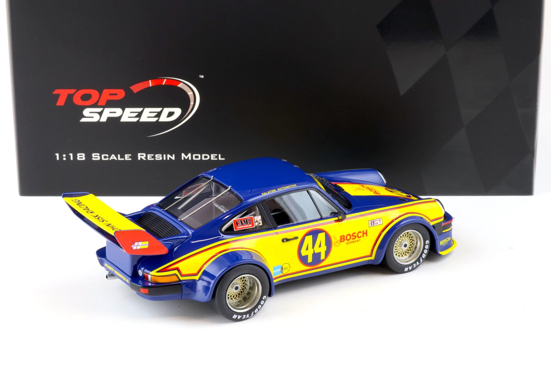 1:18 Top Speed Porsche 934.5 #44 IMSA MID-OHIO 1977 John Sisk Racing TS0302