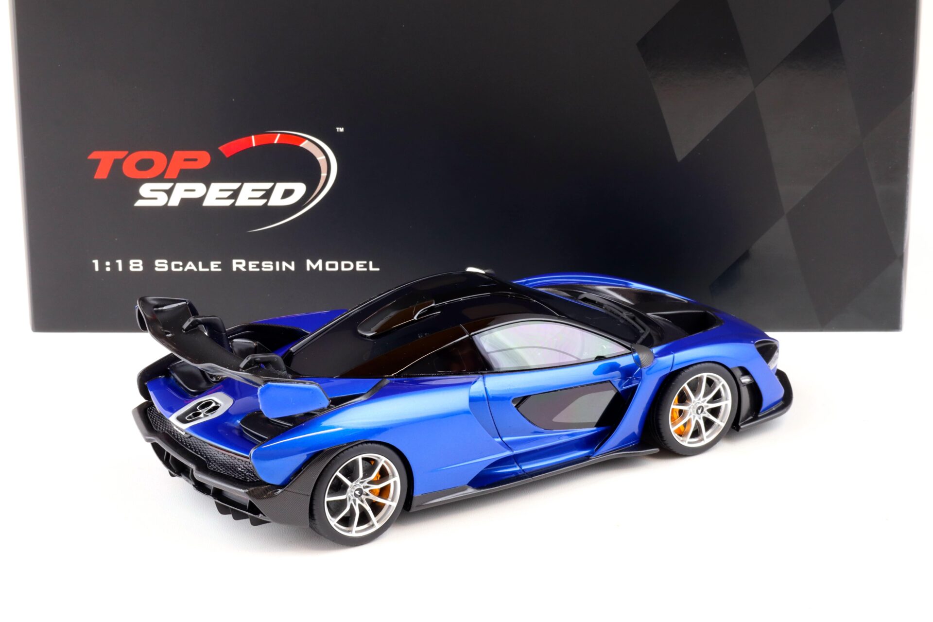 1:18 Top Speed McLaren Senna Antares blue TS0248