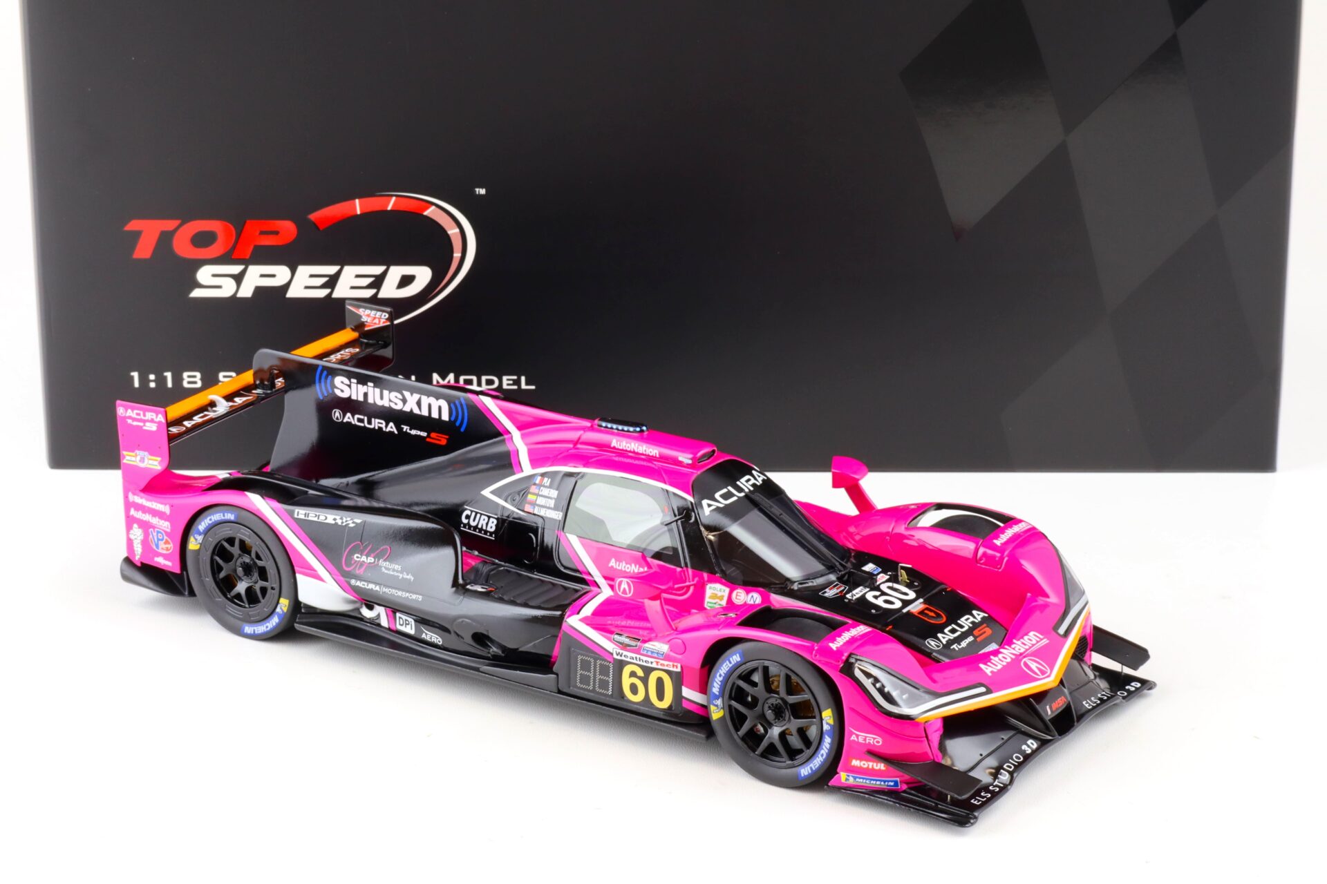 1:18 Top Speed Acura ARX-05 Dpi #60 IMSA Daytona 24h 2021 Meyer Shank Racing TS0325