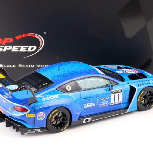 1:18 Top Speed Bentley Continental GT3 #11 Total 24h of SPA 2020 Team Parker TS0344