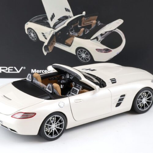 1:18 Norev Mercedes SLS AMG Roadster 2011 R197 metallic white 183491