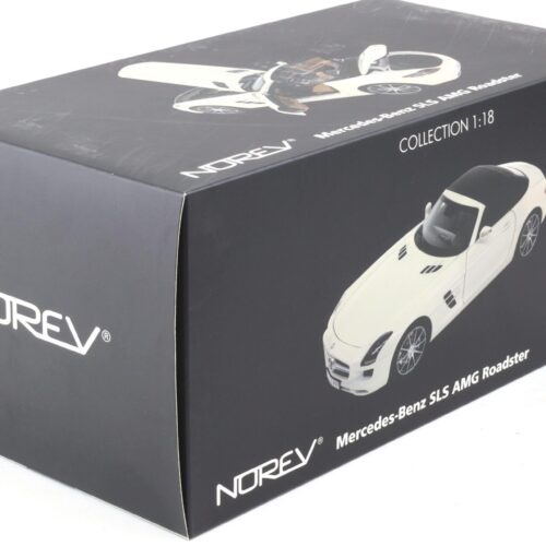 1:18 Norev Mercedes SLS AMG Roadster 2011 R197 metallic white 183491