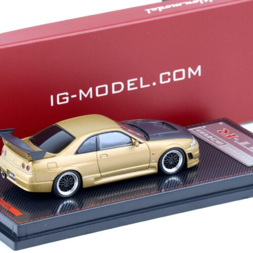 1:64 Ignition Model IG2509 Nissan Nismo GT-R R33 BCNR33 Matte gold/ Carbon