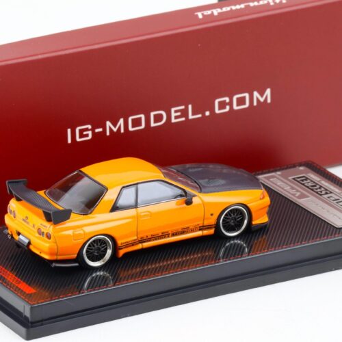 1:64 Ignition Model IG2397 Nissan GT-R (VR32) TOP SECRET yellow-orange/ Carbon