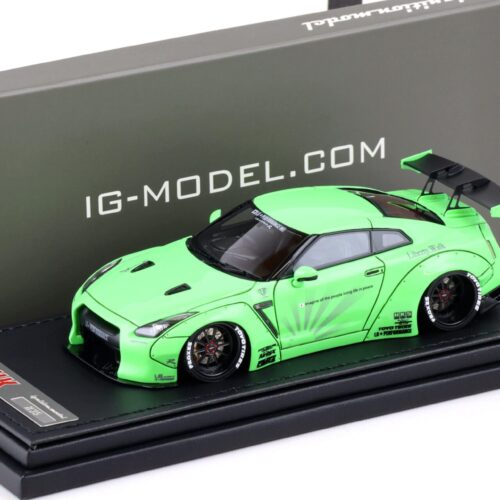 1:43 Ignition Model IG2270 Nissan LB-WORKS GT-R R35 Liberty Walk green metallic