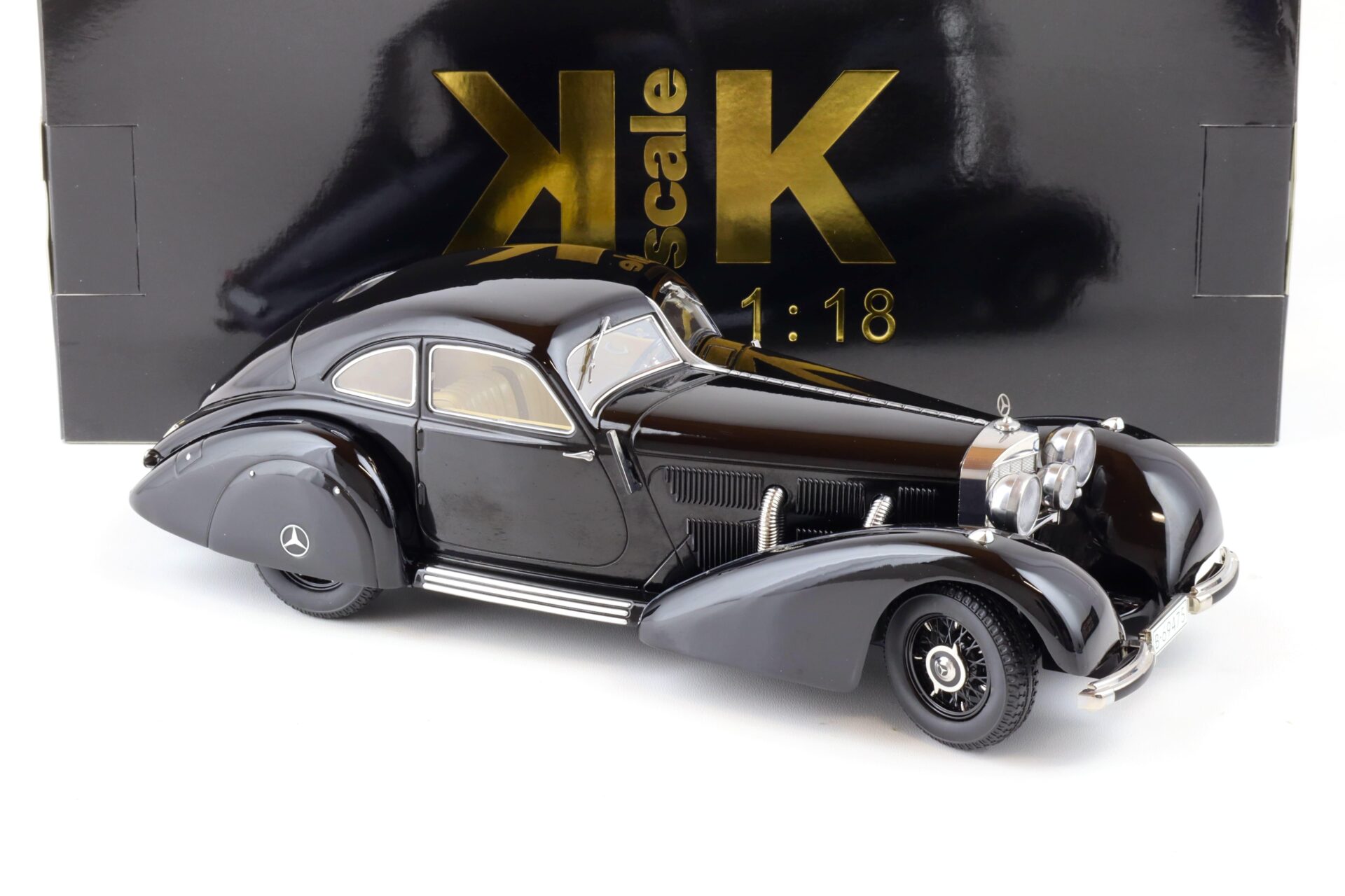 1:18 KK-Scale Mercedes 540K Autobahnkurier 1938 black