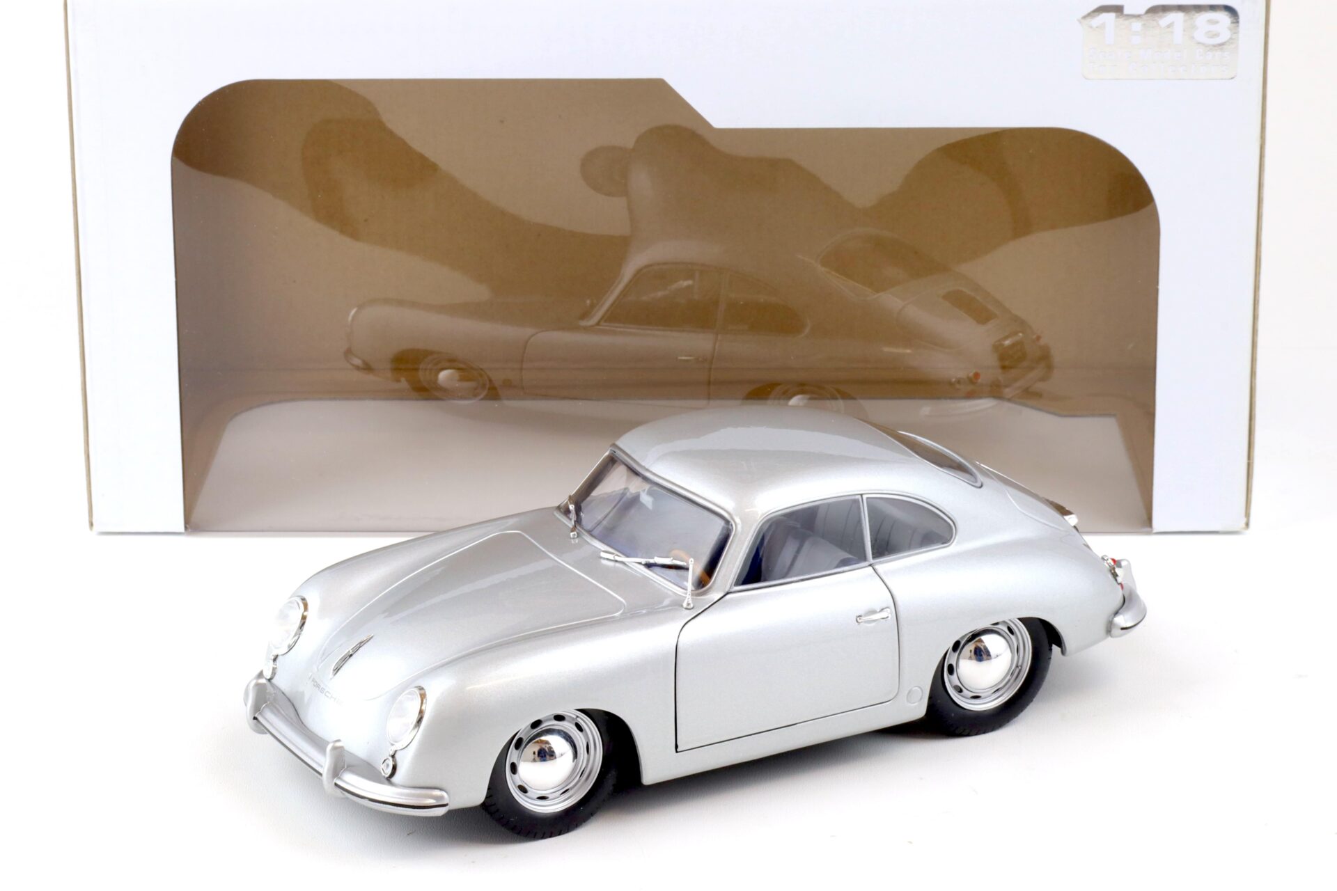 1:18 Solido Porsche 356 PRE-A Coupe 1953 silver S1802802