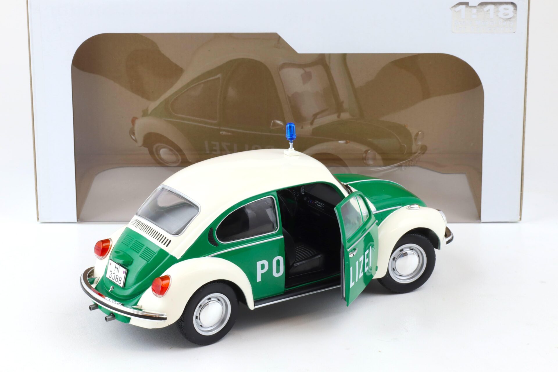 1:18 Solido VW Käfer Beetle Polizei green/ white S1800504