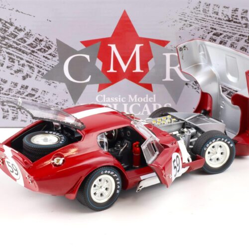 1:18 CMR Shelby Cobra Daytona Coupe 24h Le Mans 1965 #59 red CMR112