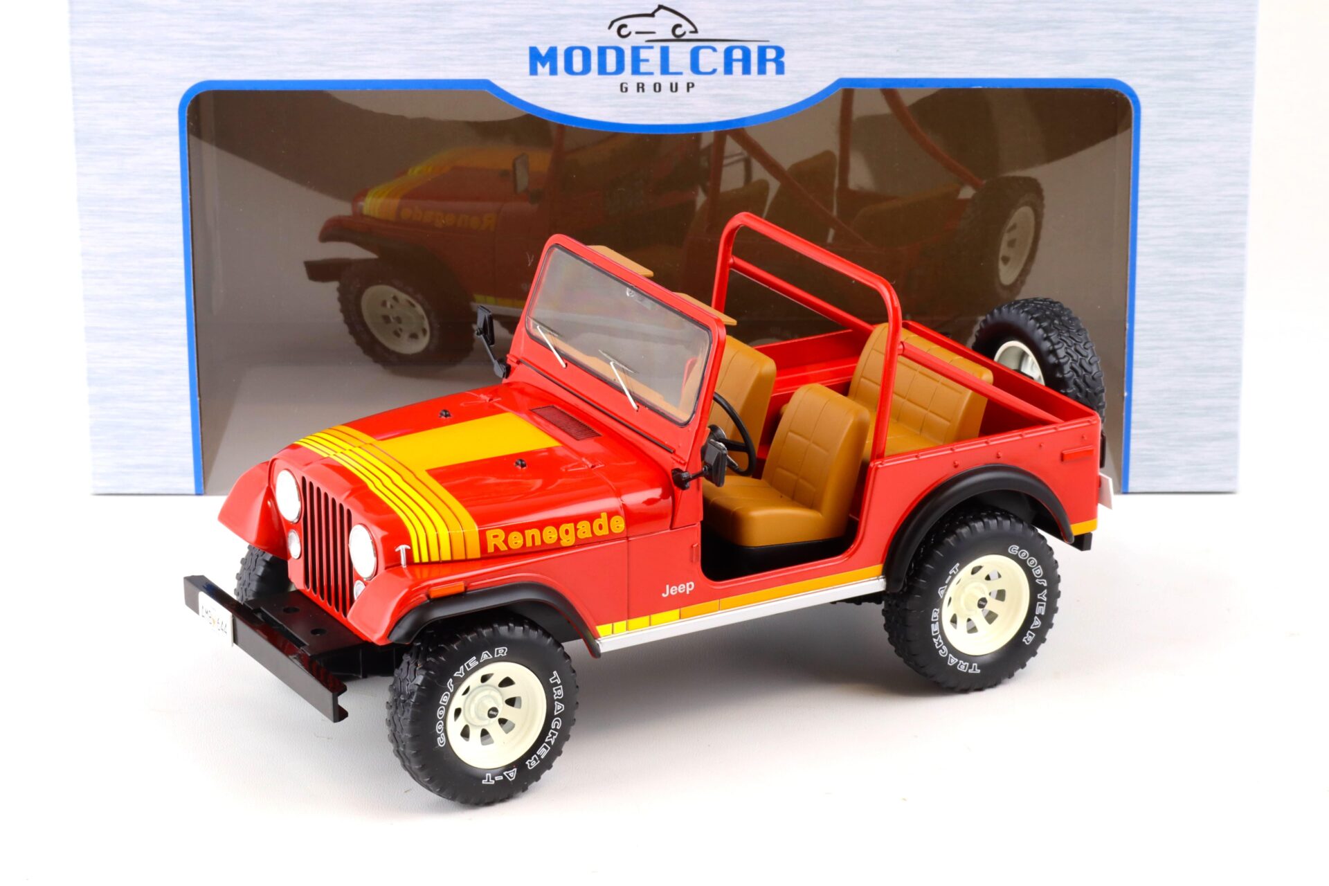 1:18 MCG Jeep CJ-7 Renegade 1976 red