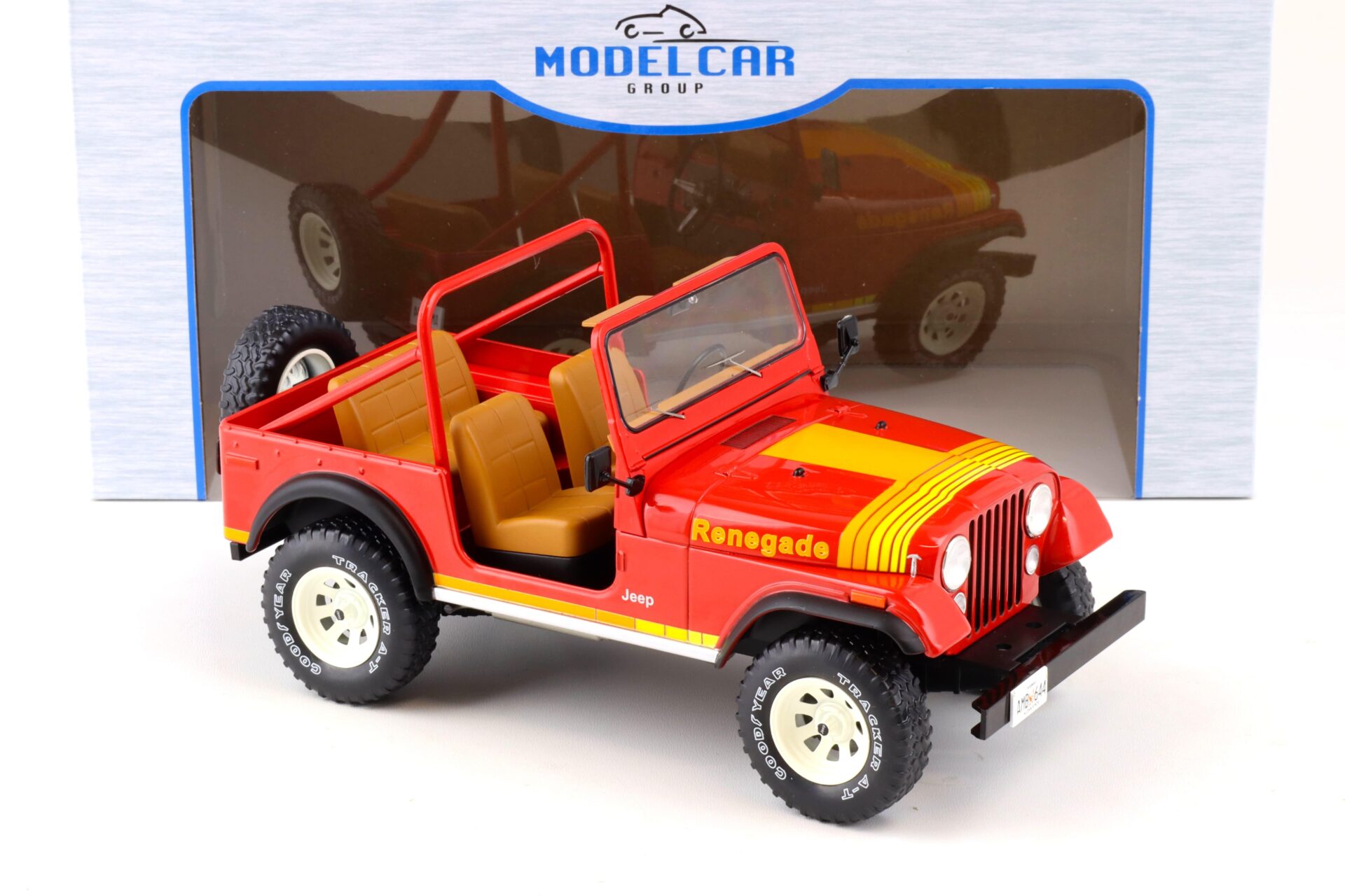 1:18 MCG Jeep CJ-7 Renegade 1976 red