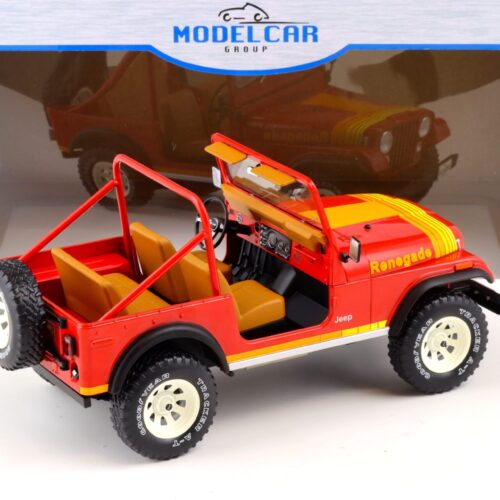 1:18 MCG Jeep CJ-7 Renegade 1976 red