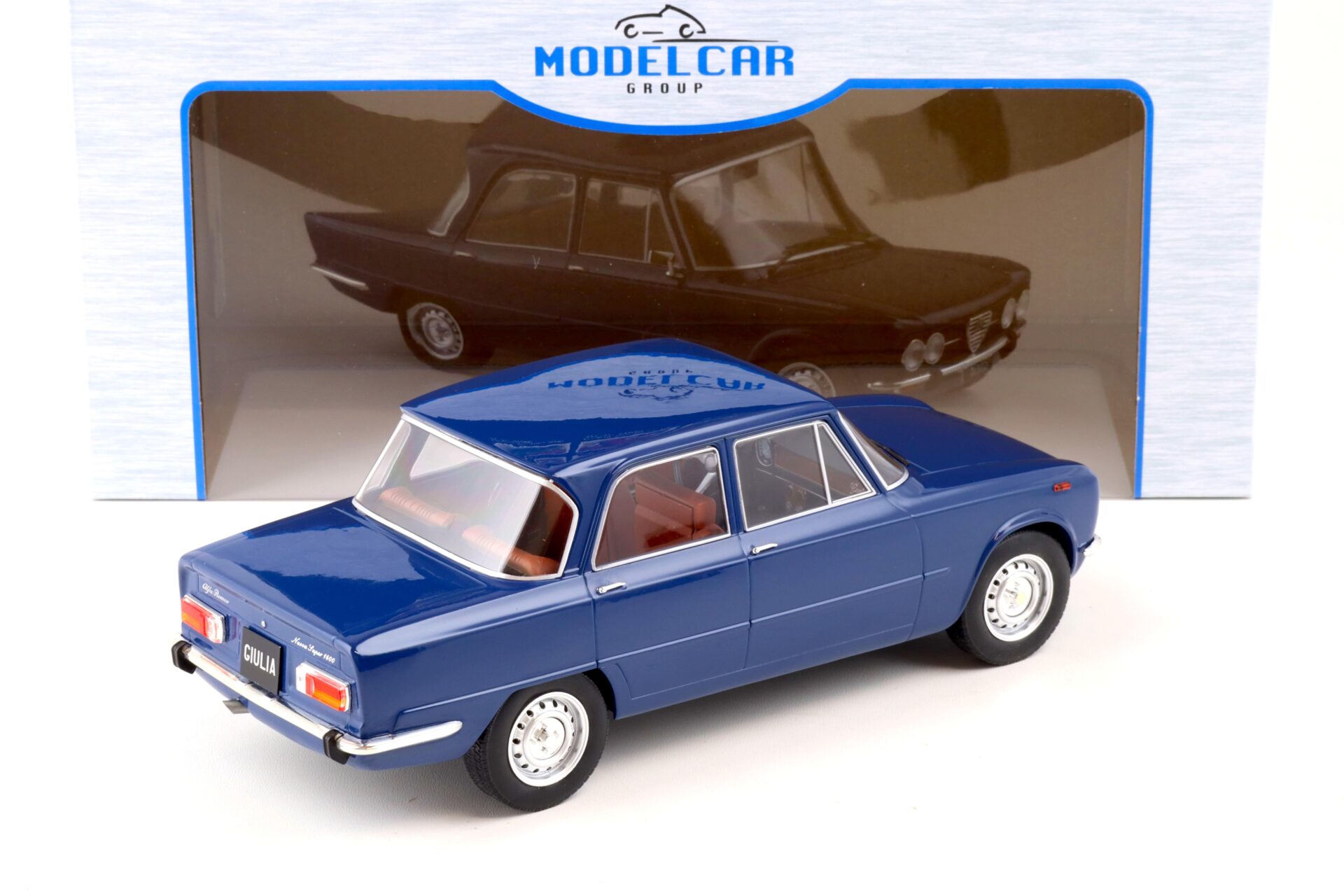 1:18 MCG Alfa Romeo Giulia Nuova Super 1974 dark blue
