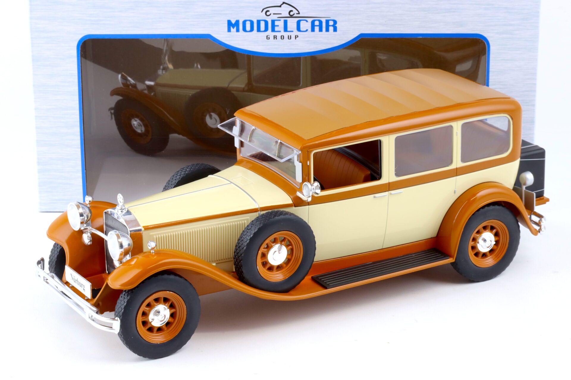 1:18 MCG Mercedes Typ Nürburg 460 (W08) 1928 beige/ brown