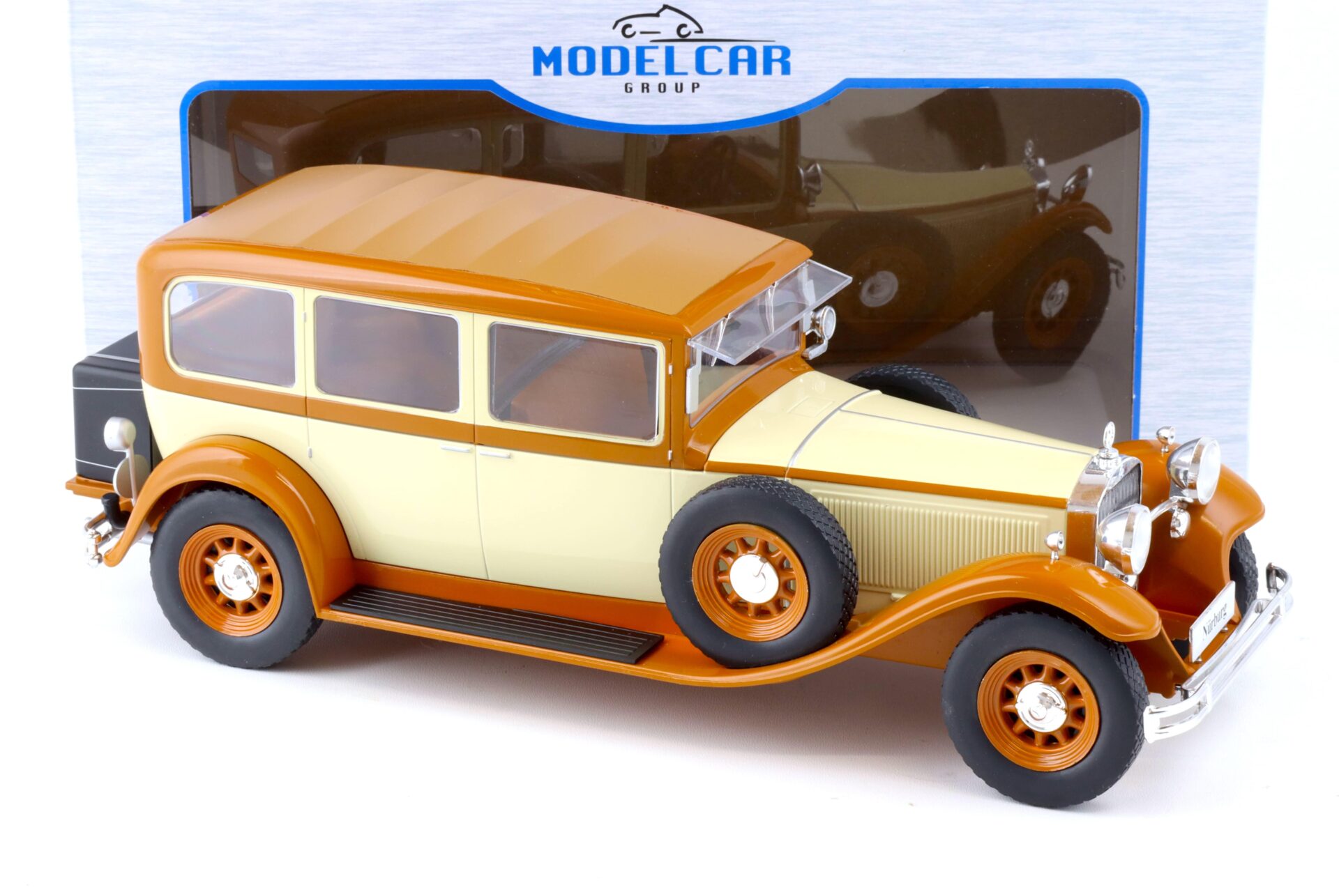1:18 MCG Mercedes Typ Nürburg 460 (W08) 1928 beige/ brown