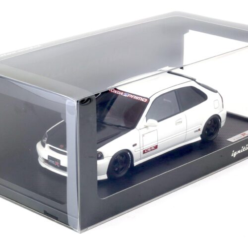 1:18 Ignition Model IG2674 Honda Civic (EK9) Type R white/ Carbon bonnet