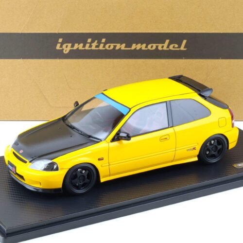 1:18 Ignition Model IG2676 Honda Civic (EK9) Type R yellow/ Carbon bonnet