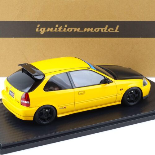1:18 Ignition Model IG2676 Honda Civic (EK9) Type R yellow/ Carbon bonnet