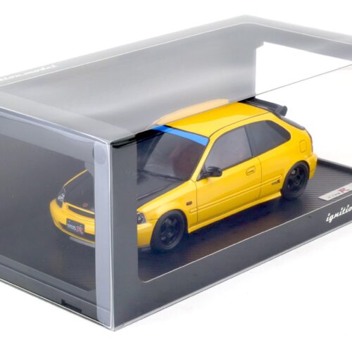 1:18 Ignition Model IG2676 Honda Civic (EK9) Type R yellow/ Carbon bonnet