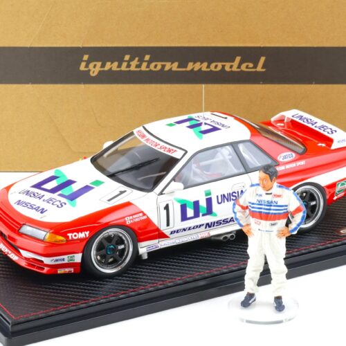 1:18 Ignition Model IG2778 Nissan UNISIA JECS Skyline #1 GTC 1993 with Mr. Hasemi