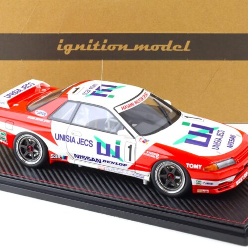 1:18 Ignition Model IG2778 Nissan UNISIA JECS Skyline #1 GTC 1993 with Mr. Hasemi
