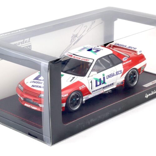 1:18 Ignition Model IG2778 Nissan UNISIA JECS Skyline #1 GTC 1993 with Mr. Hasemi