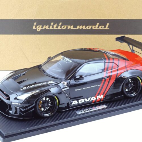 1:18 Ignition Model IG2345 LB-WORKS Nissan GT-R R35 Type 2 ADVAN black/ red