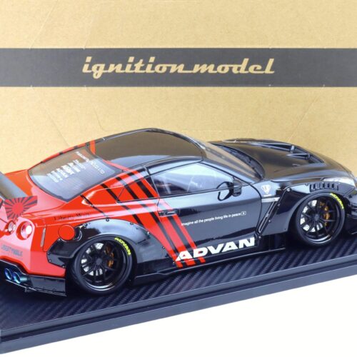 1:18 Ignition Model IG2345 LB-WORKS Nissan GT-R R35 Type 2 ADVAN black/ red