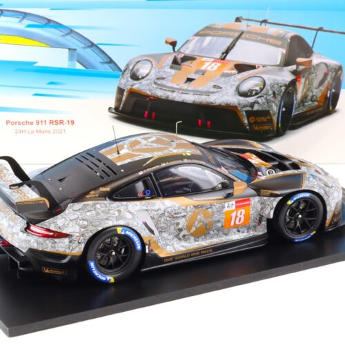 1:18 Spark Porsche 911 RSR-19 #18 Le Mans 24h 2021 Haryanto/ Seefried/ Picariello