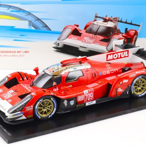 1:18 Spark Glickenhaus 007 LMH #709 - 5th Le Mans 24h 2021 red Motul