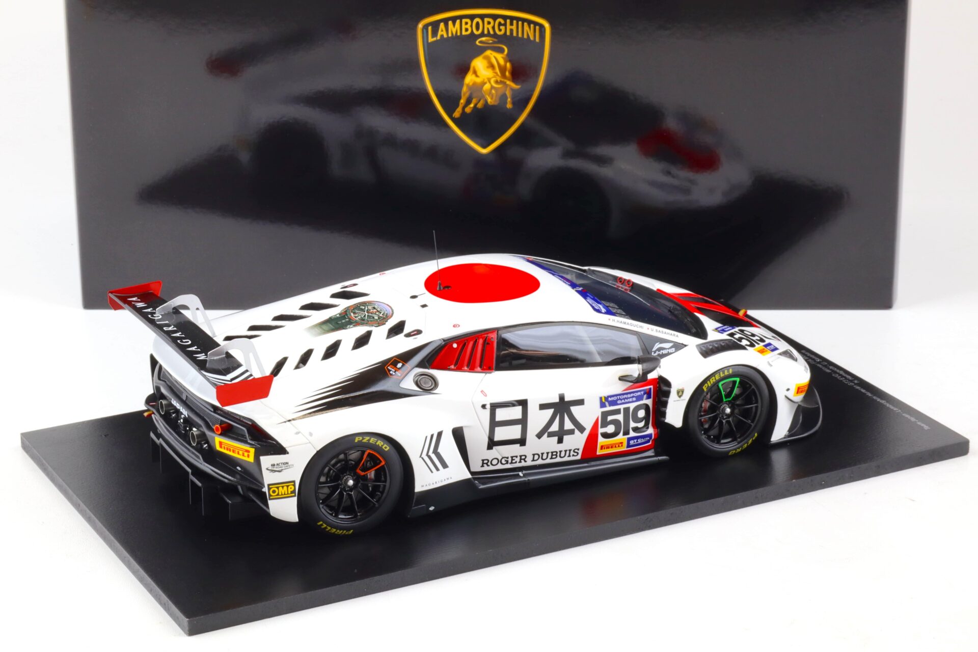 1:18 Spark Lamborghini Huracan GT3 EVO Winner FIA Games GT Cup 2019 Team Japan