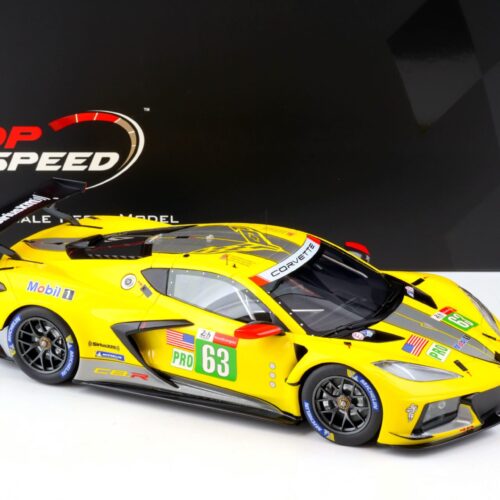 1:18 Top Speed Chevrolet Corvette C8.R #63 Le Mans 24h GTE PRO 2nd Place 2021 TS0380