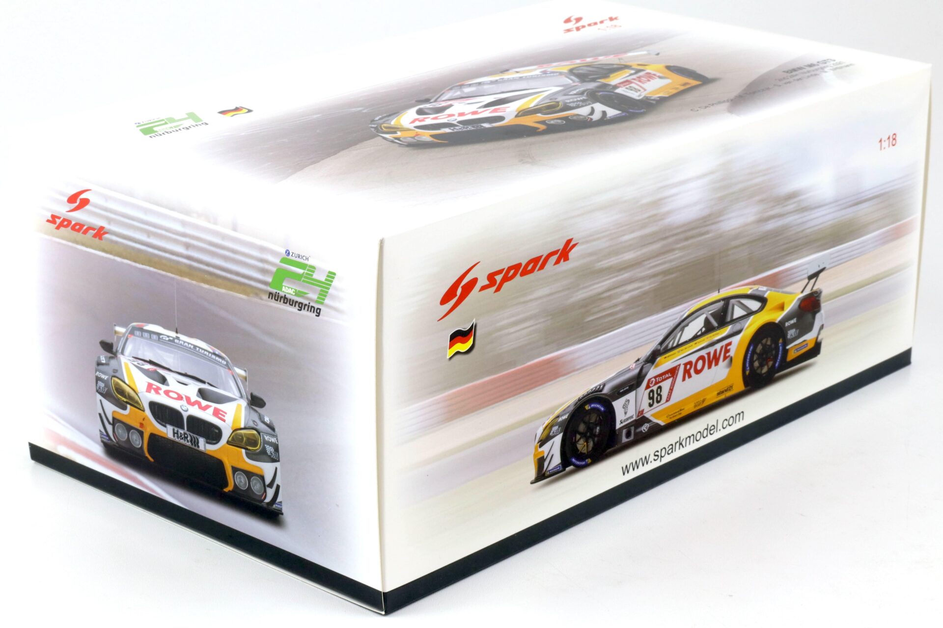 1:18 Spark BMW M6 GT3 #98 Nürburgring 24h 2021 ROWE Wittmann/ Van der Linde/ Tomczyk