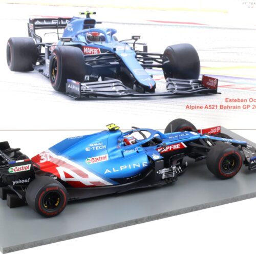 1:18 Spark F1 Alpine A521 #31 Bahrain GP 2021 Esteban Ocon