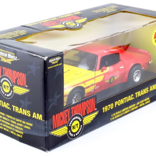 1:18 ERTL 1970 Pontiac Trans AM Coupe M/T Mickey Thompson red/ yellow