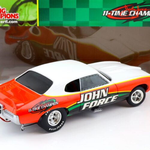 1:18 ERTL 1969 Pontiac GTO Funny Car John Force 1/4 Mile 11-Time Champion