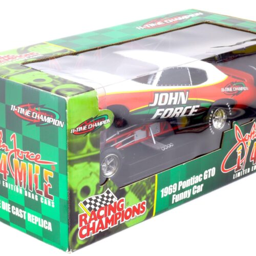 1:18 ERTL 1969 Pontiac GTO Funny Car John Force 1/4 Mile 11-Time Champion