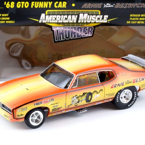 1:18 ERTL 1968 Pontiac GTO Funny Car Arnie Beswick the Farmer orange/ yellow